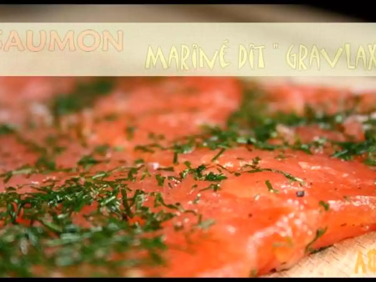 Du Saumon mariné dit Gravlax !!! en voilà une idée simplissisme pour Pâques, Noël