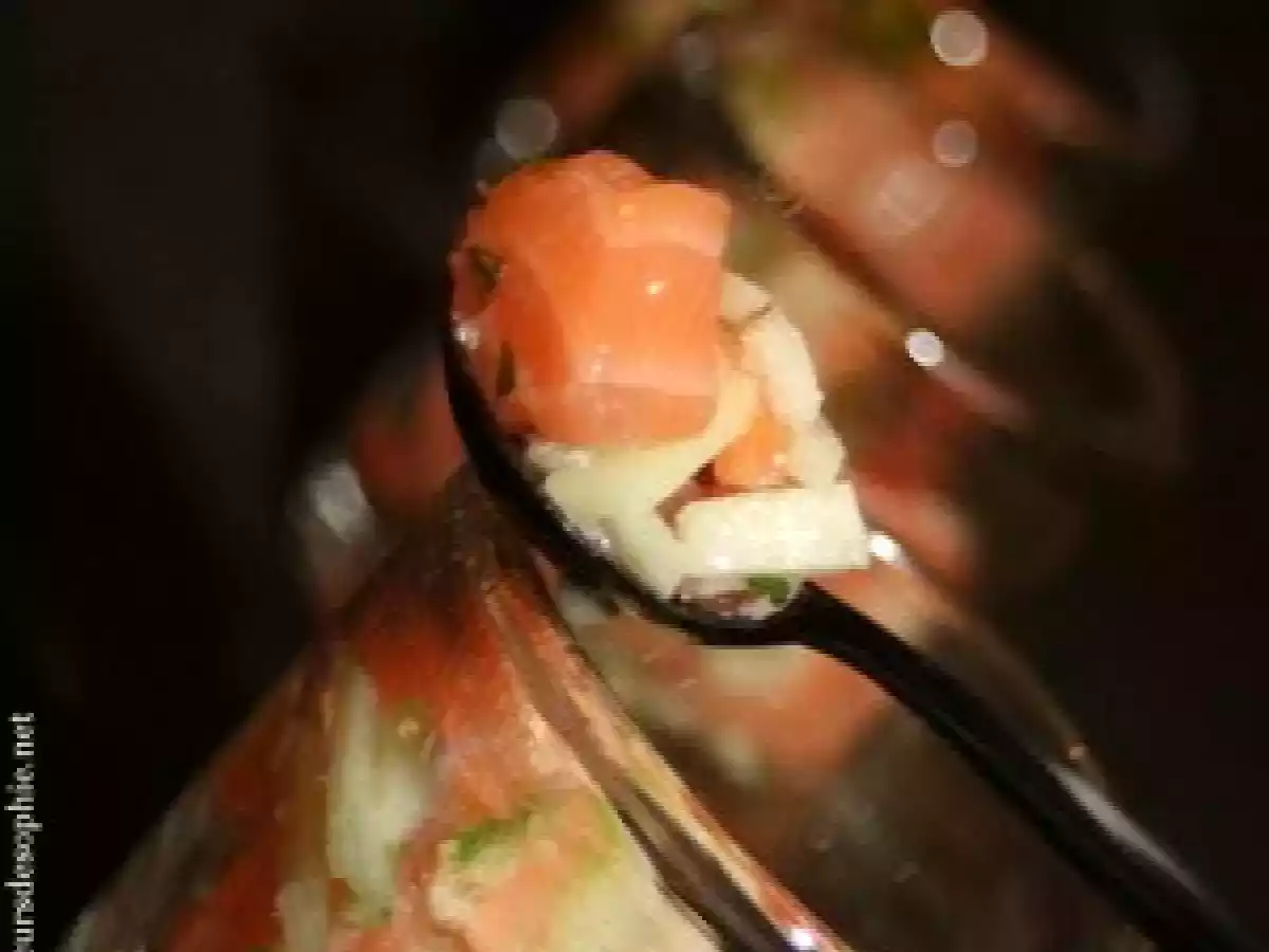 Du saumon pour un tartare en petites verrines - photo 3