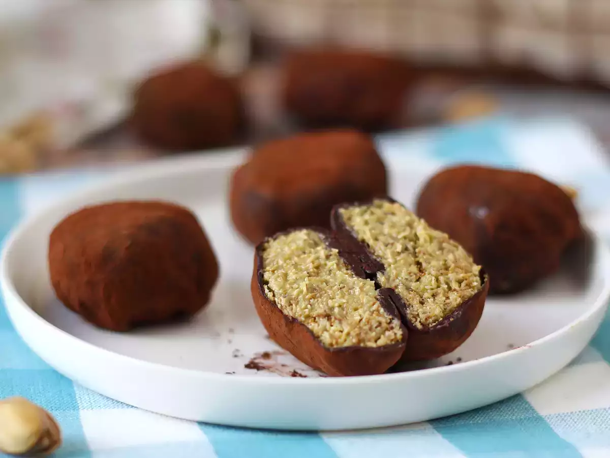 Dubaï chewy cookies, la recette virale des mochis garnis à la pistache et au kadaïf - photo 3