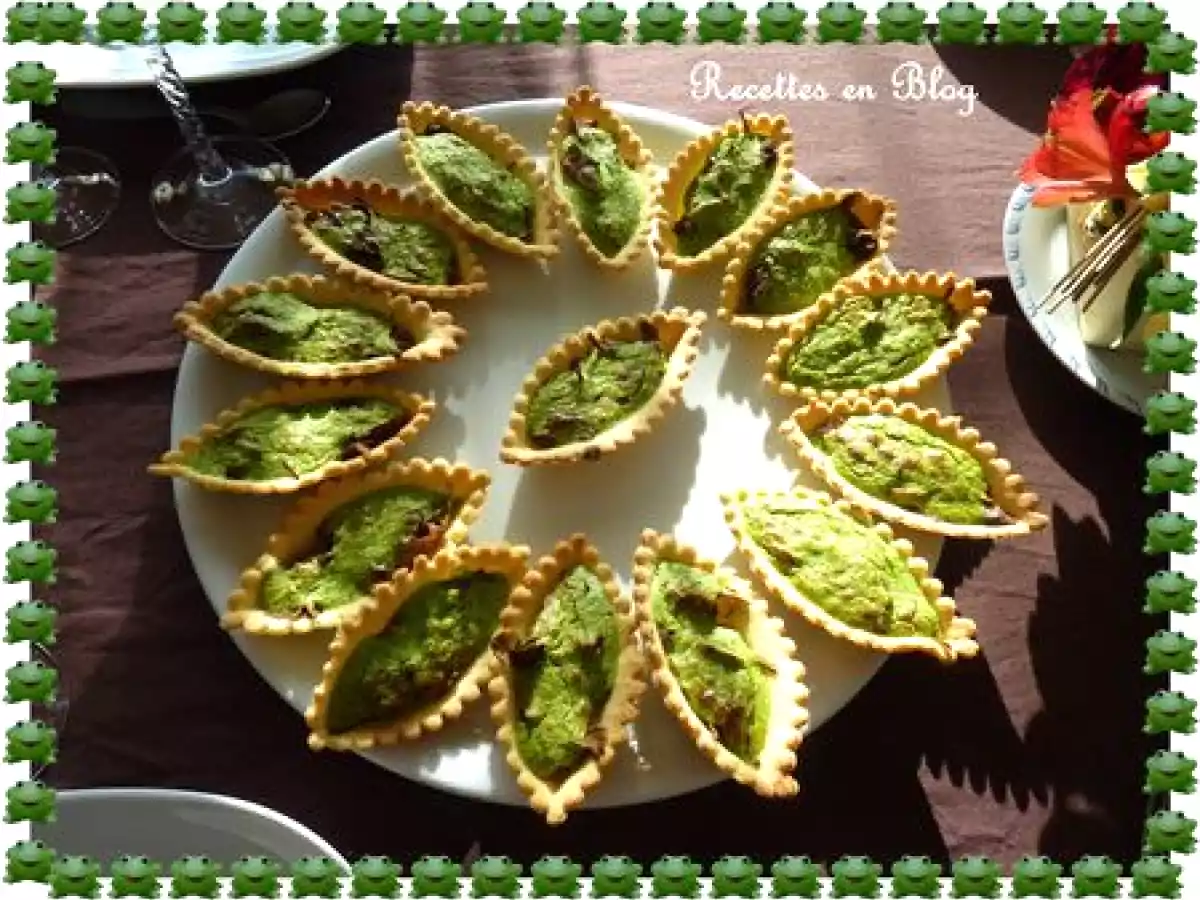 DUO DE MINI TARTELETTES AUX MOUSSERONS ET AUX ESCARGOTS - photo 2