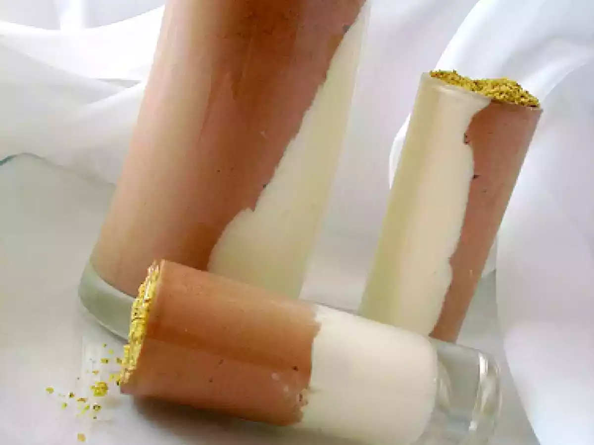 DUO DE MOUSSE AU CHOCOLAT NOIR ET BLANC