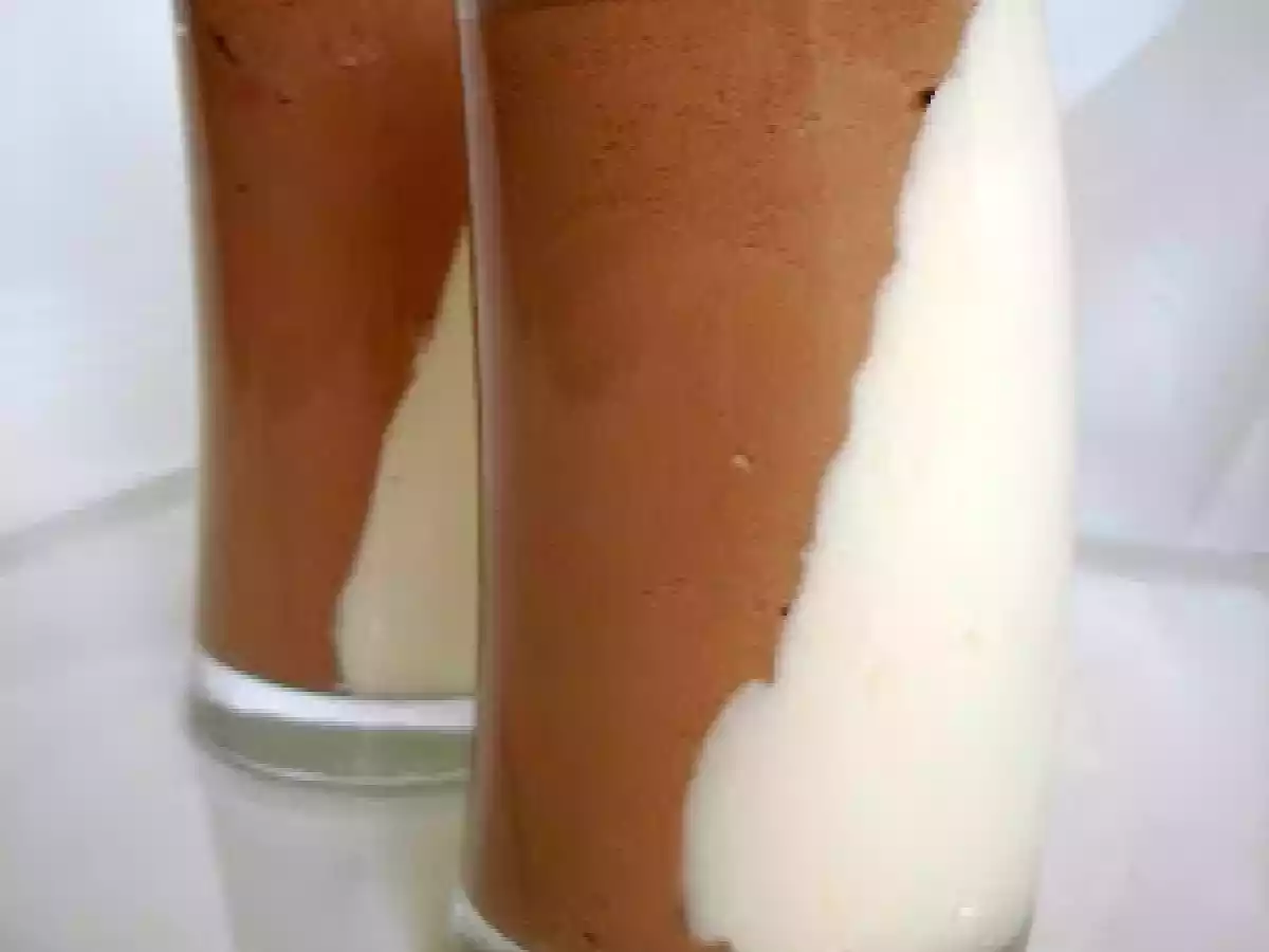 DUO DE MOUSSE AU CHOCOLAT NOIR ET BLANC - photo 3