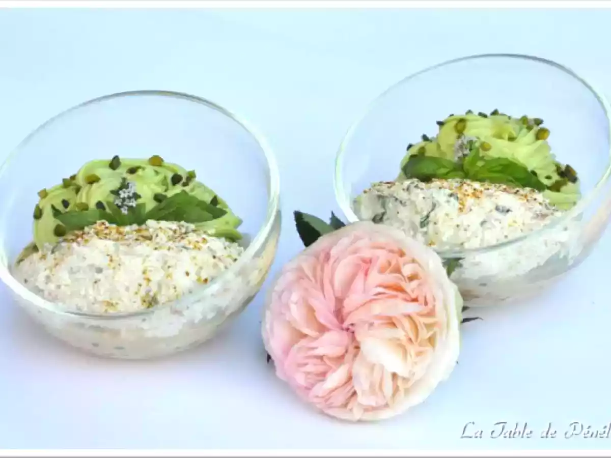 Duo de Mousse d'Avocat et de Crabe au Basilic sur Crevettes Cocktail - photo 2