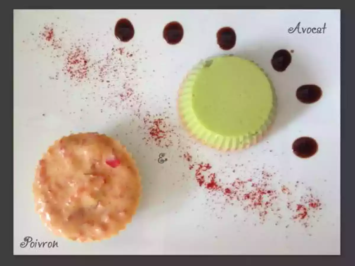 Duo de mousses d'avocat et de poivron aux épices - photo 3