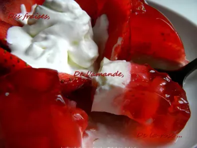 Duo de panna cotta et fraises à la rose pour un Saint Valentin tout en douceur - photo 2