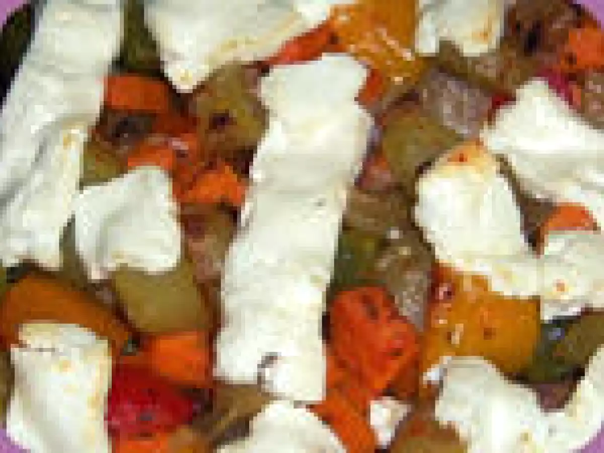 Duo de patates grillées aux poivrons et feta - photo 2