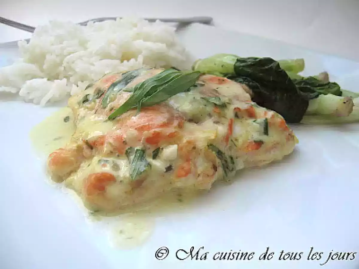 Duo de saumon à la dijonnaise à l'estragon