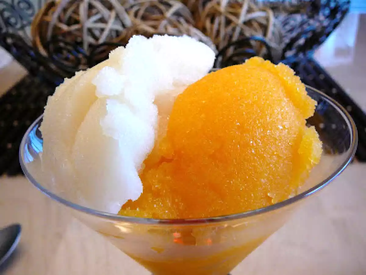 Duo de sorbet poire & mandarine - photo 2