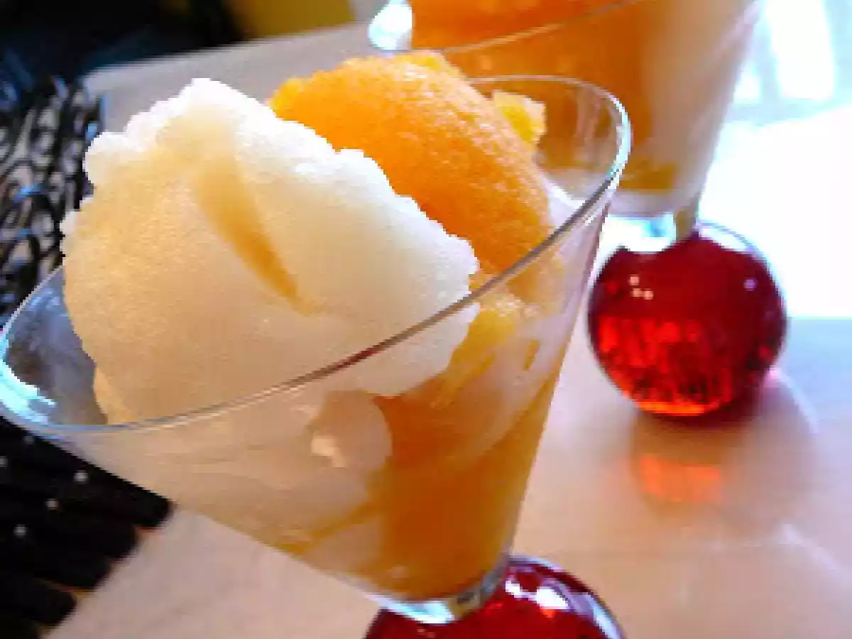 Duo de sorbet poire & mandarine - photo 3