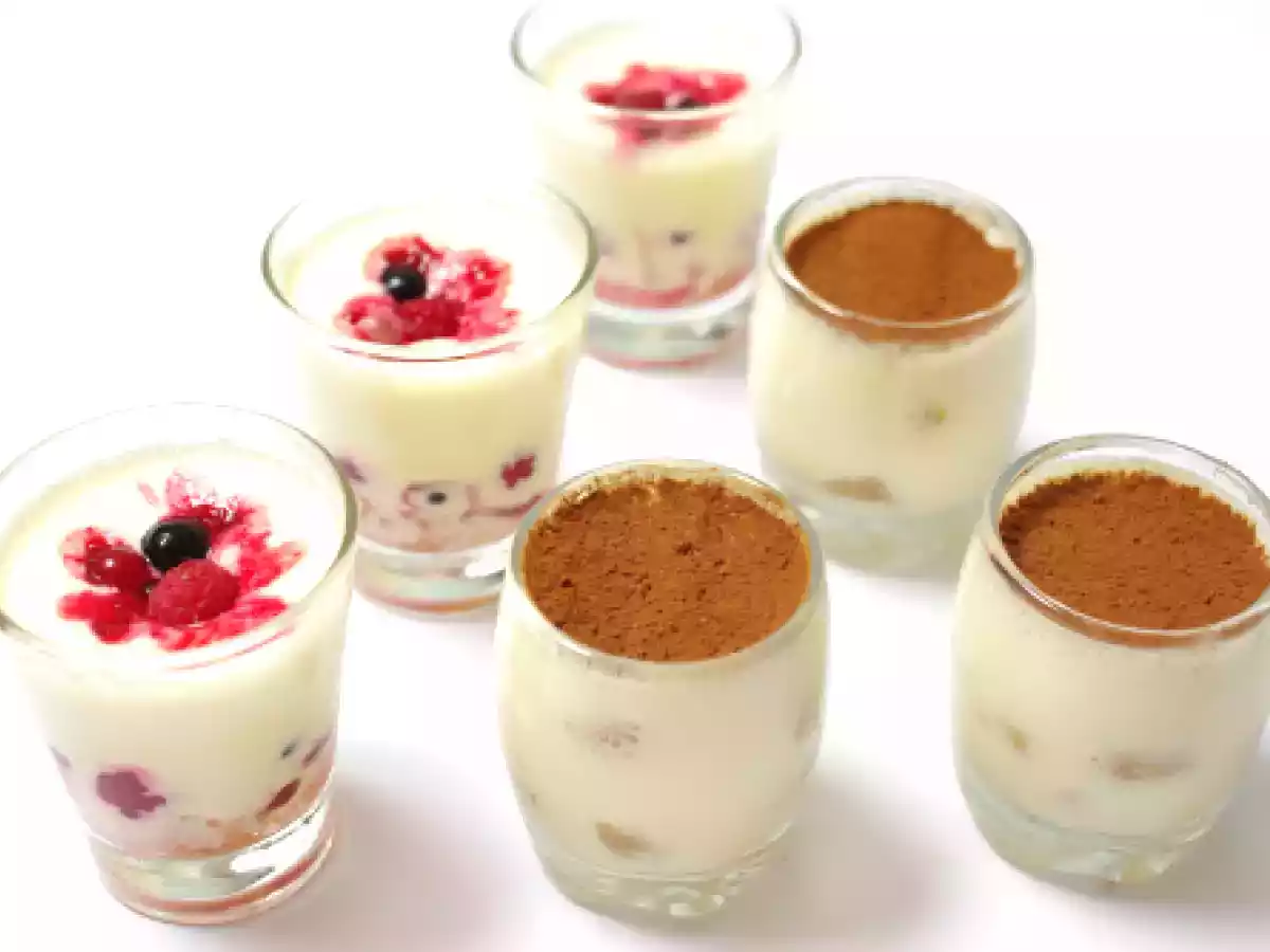 Duo de Tiramisu : classique et aux fruits rouges