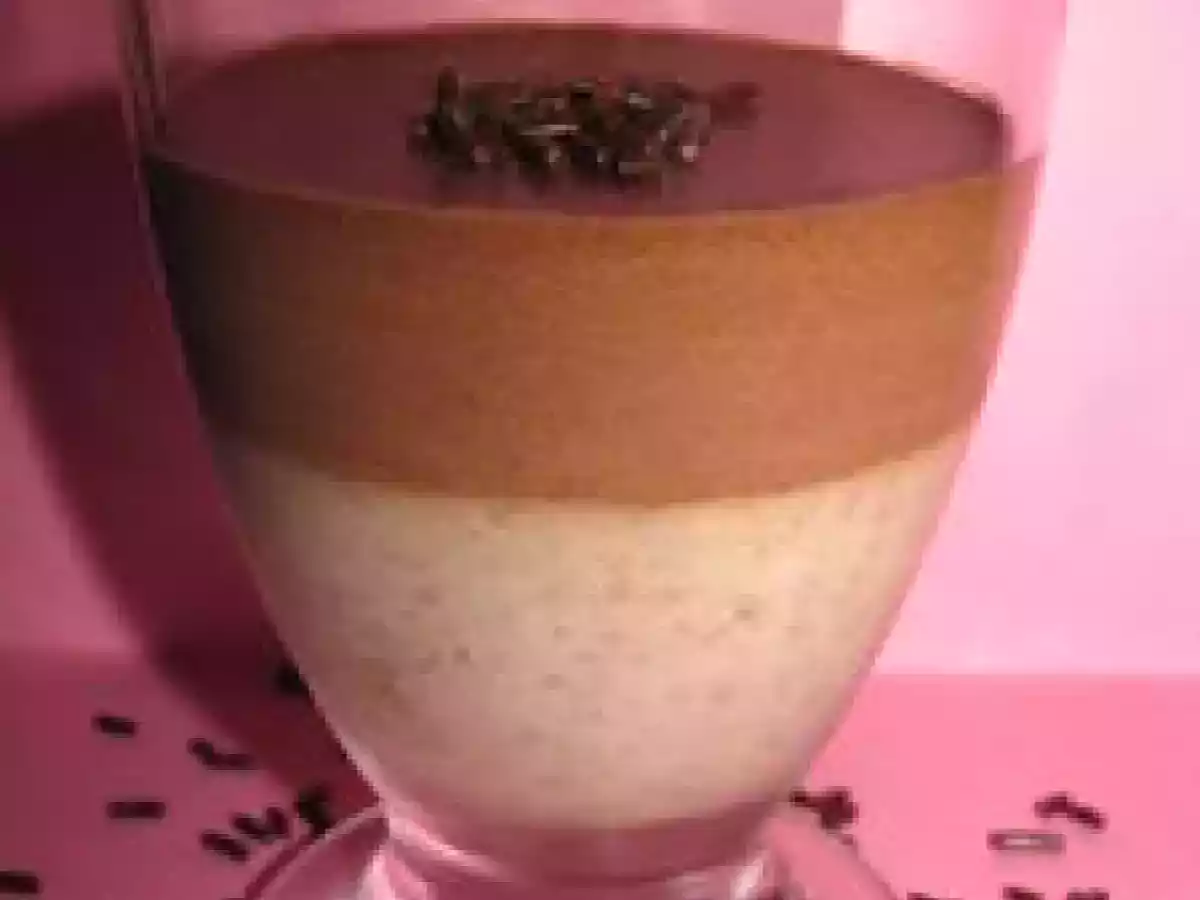 Duo mousse banane et chocolat