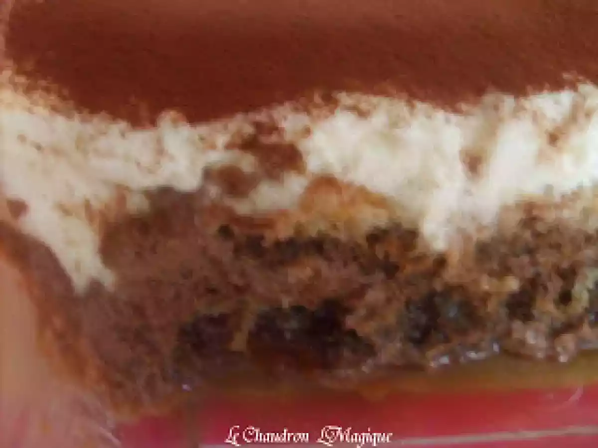 Duo noir et blanc : le mascarpone