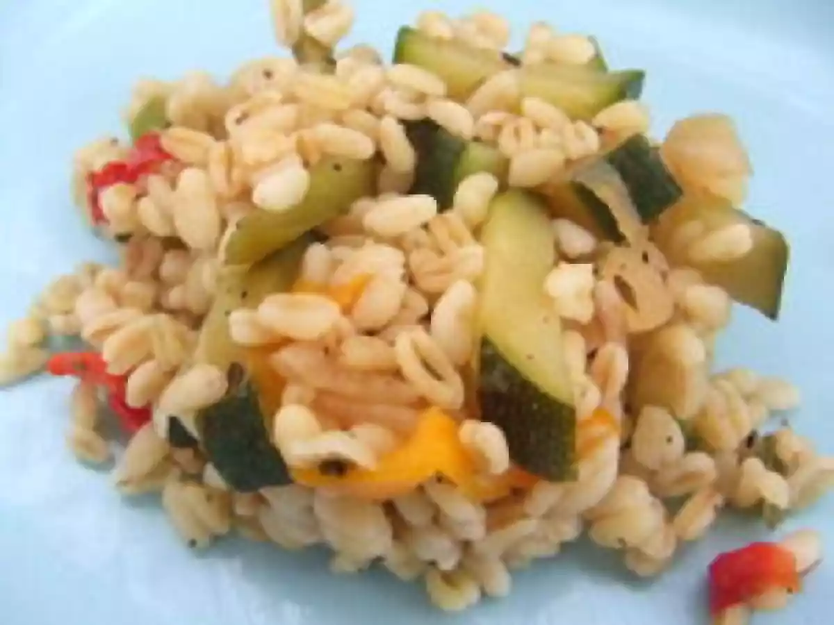 Ebly aux courgettes & poivrons