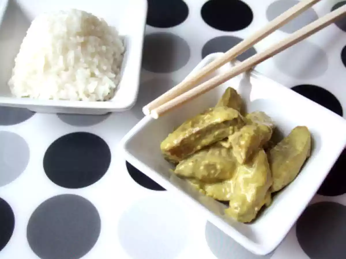 Echine de porc au lait de coco