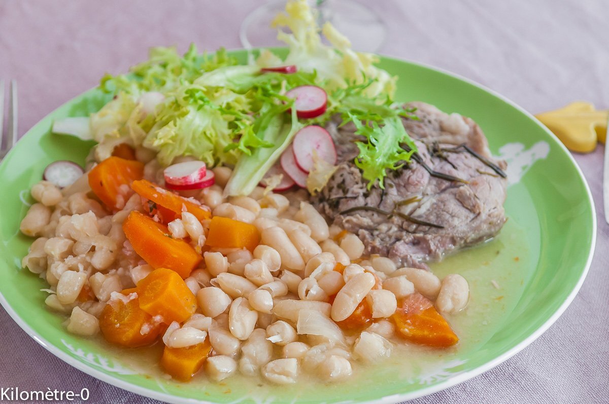 Recette d'échine de porc aux haricots blancs