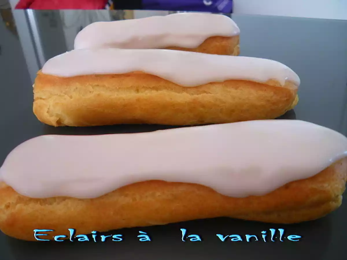 Eclairs à la vanille