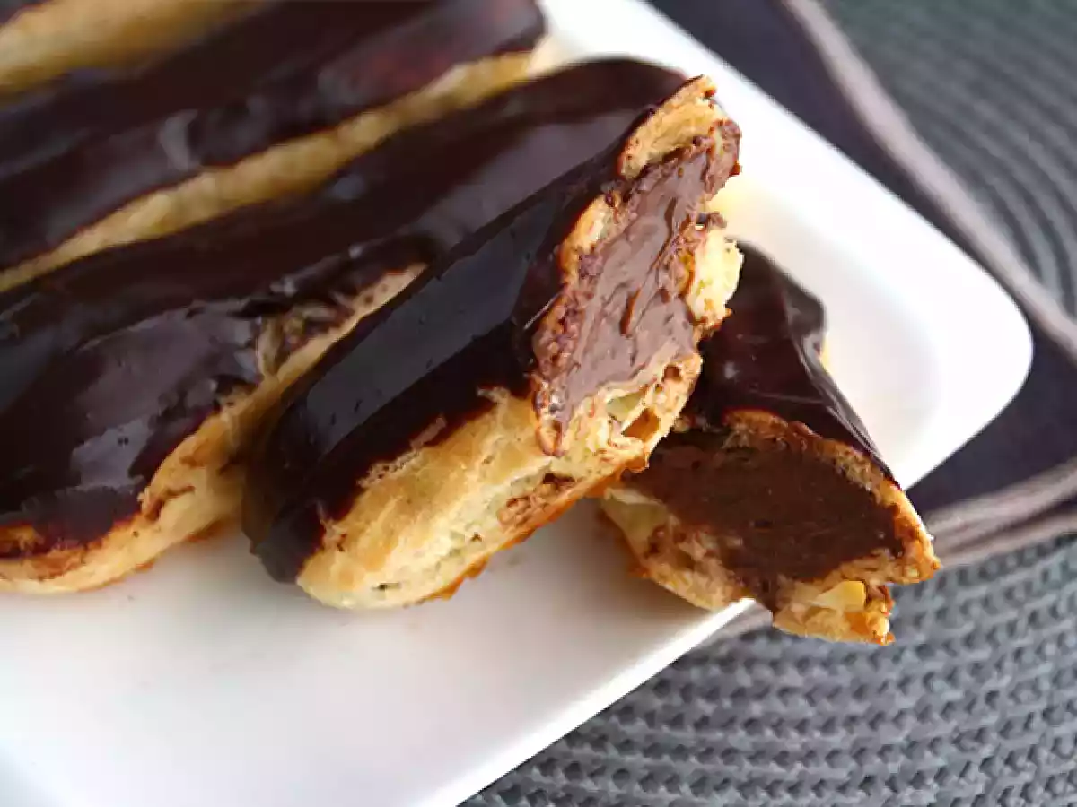 Éclairs au chocolat (expliqués pas à pas) - photo 4