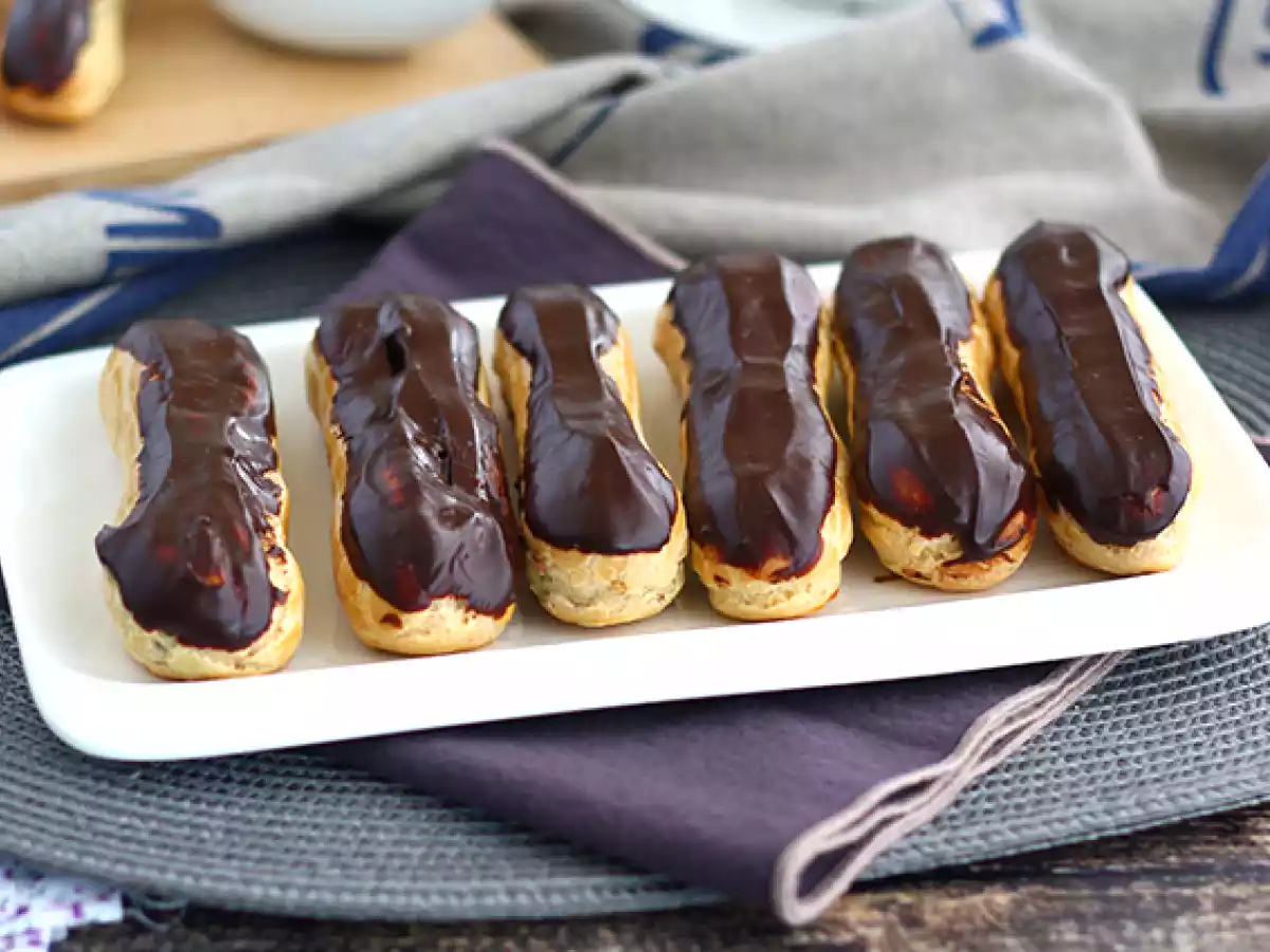 Éclairs au chocolat (expliqués pas à pas) - photo 2