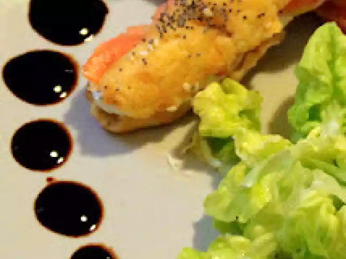 Eclairs au saumon fumé & fromage frais