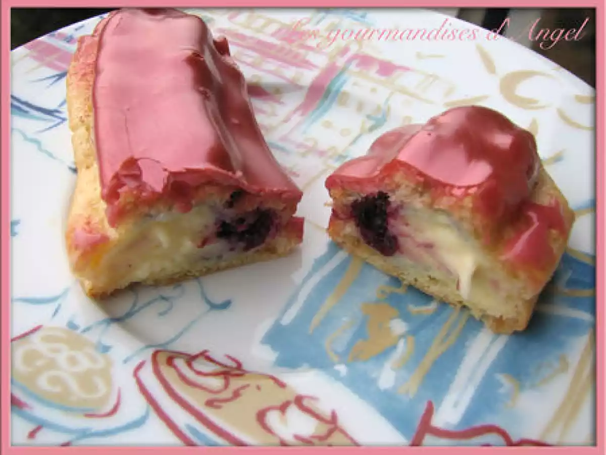 Eclairs cassis de Bourgogne, chocolat guanaja et vanille de Madagascar - photo 3