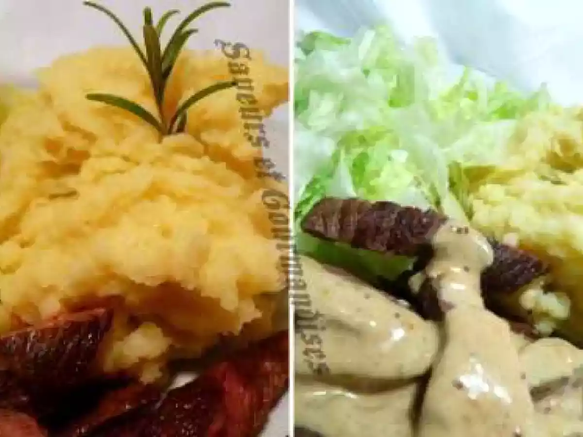 Écrasé de Charlottes au Romarin, Huile dOlive et Sauce Moutarde