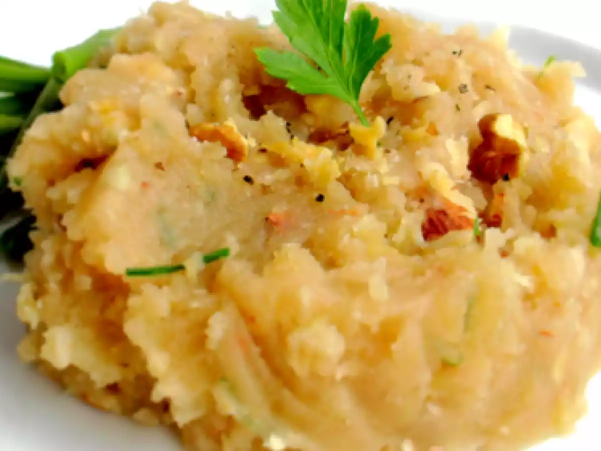 Ecrasée de Pommes de Terre aux Noisettes