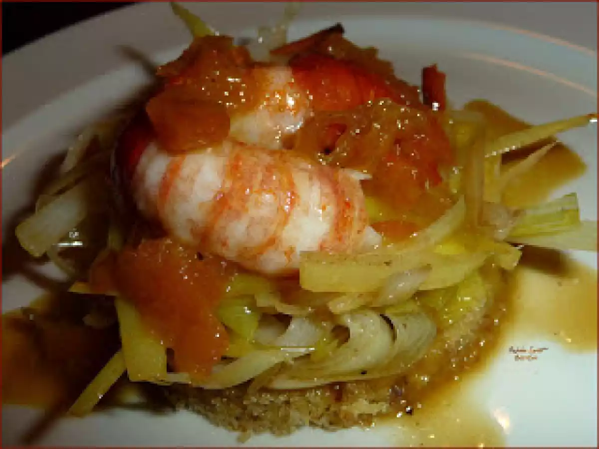 Ecrevisses aux Agrumes et Biscuit au Pain - photo 2