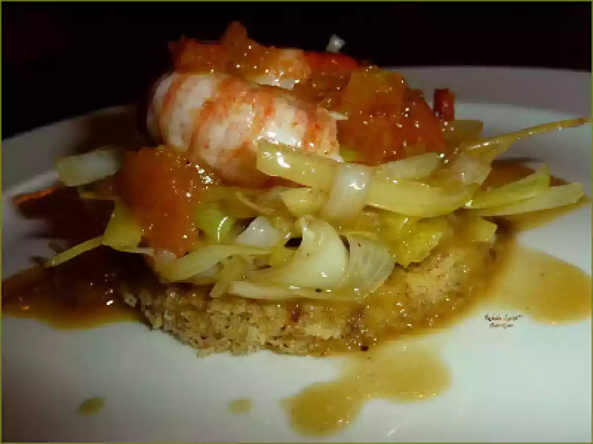 Ecrevisses aux Agrumes et Biscuit au Pain - photo 3