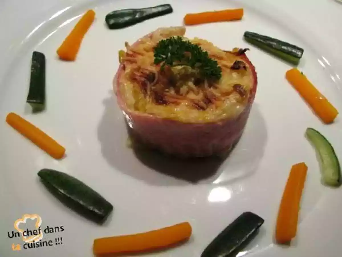 Effilochée d'Endive au Jambon à ma Façon