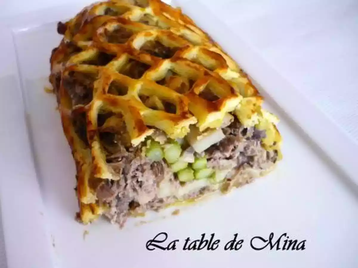 Effilochée de gigot en dentelle