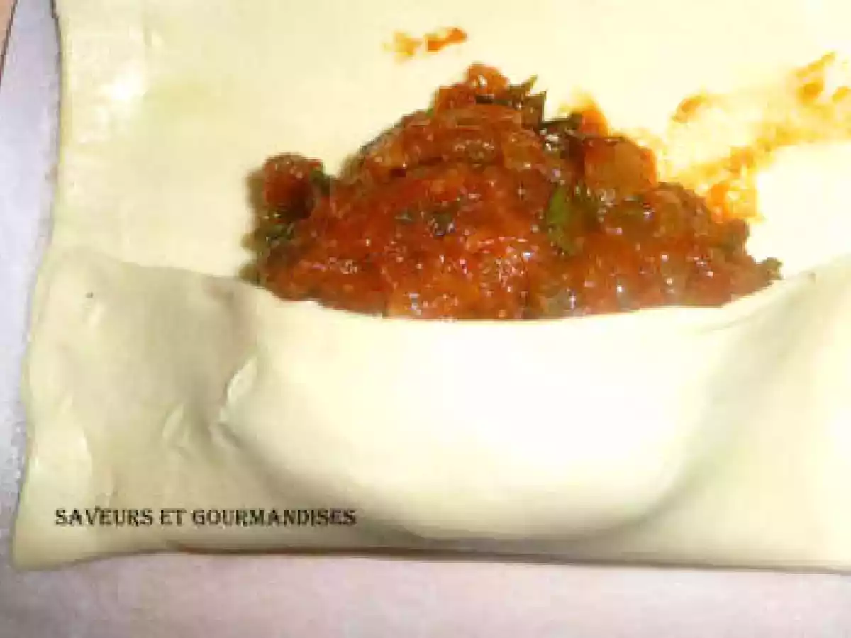 Egg puffs ou feuilletés d'oeufs au curry d'oignons - photo 3