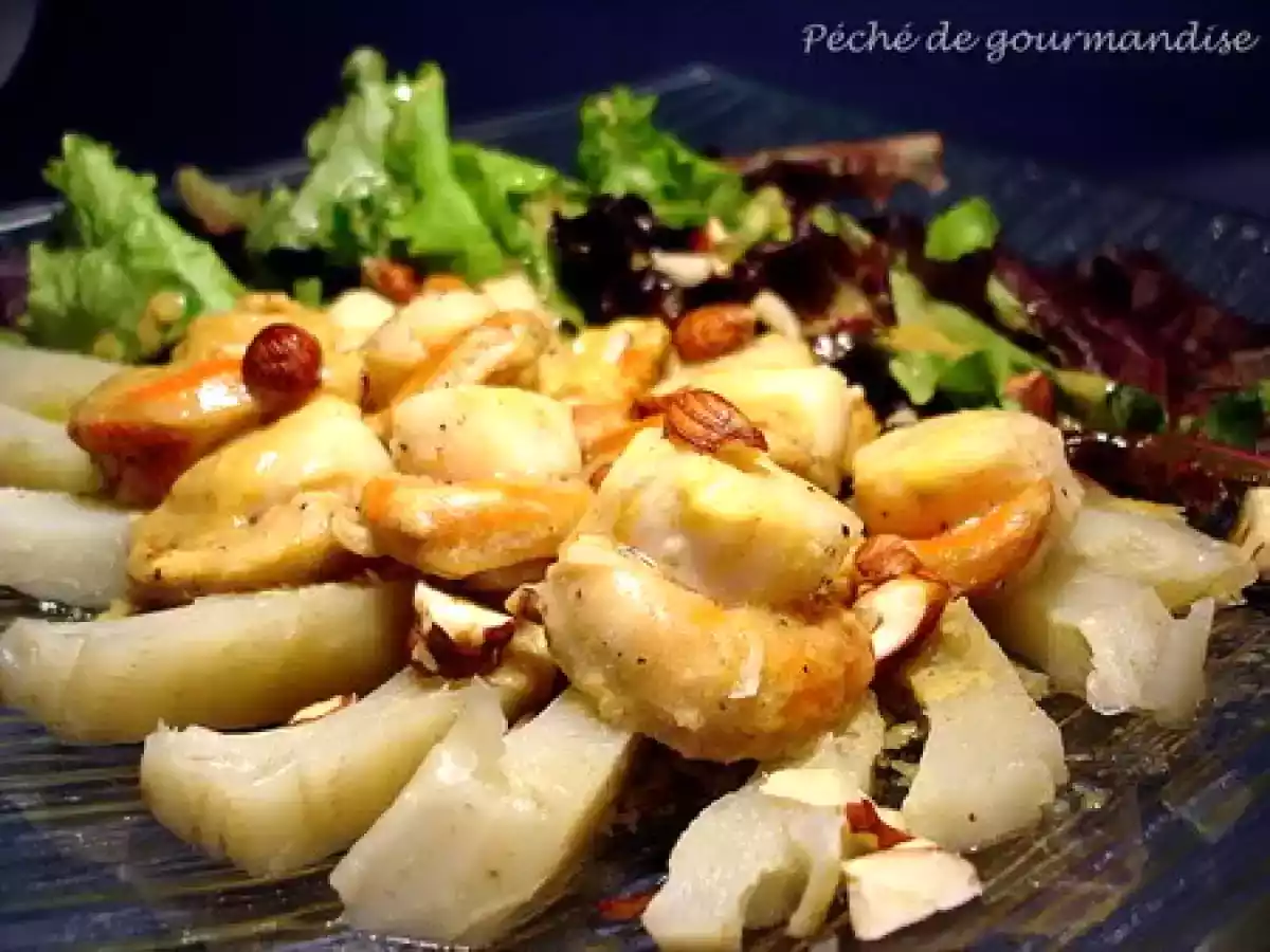 Emincé d'artichauts et noix de Saint-Jacques à l'huile de noisette - photo 2