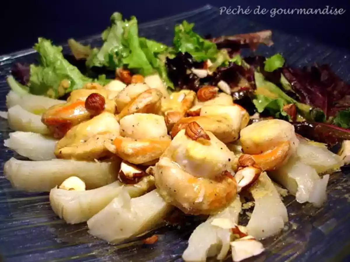 Emincé d'artichauts et noix de Saint-Jacques à l'huile de noisette - photo 3