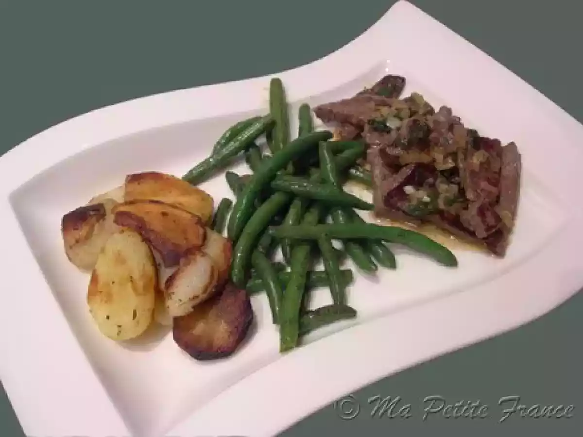 Emincé de Boeuf au Beurre d'Herbes