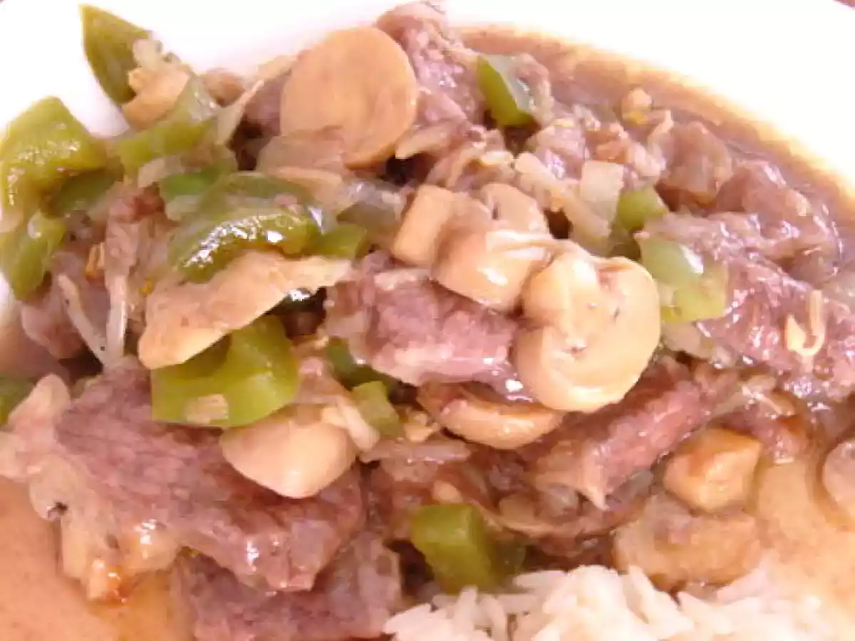 Emincé de boeuf aux pousses de soja - photo 2