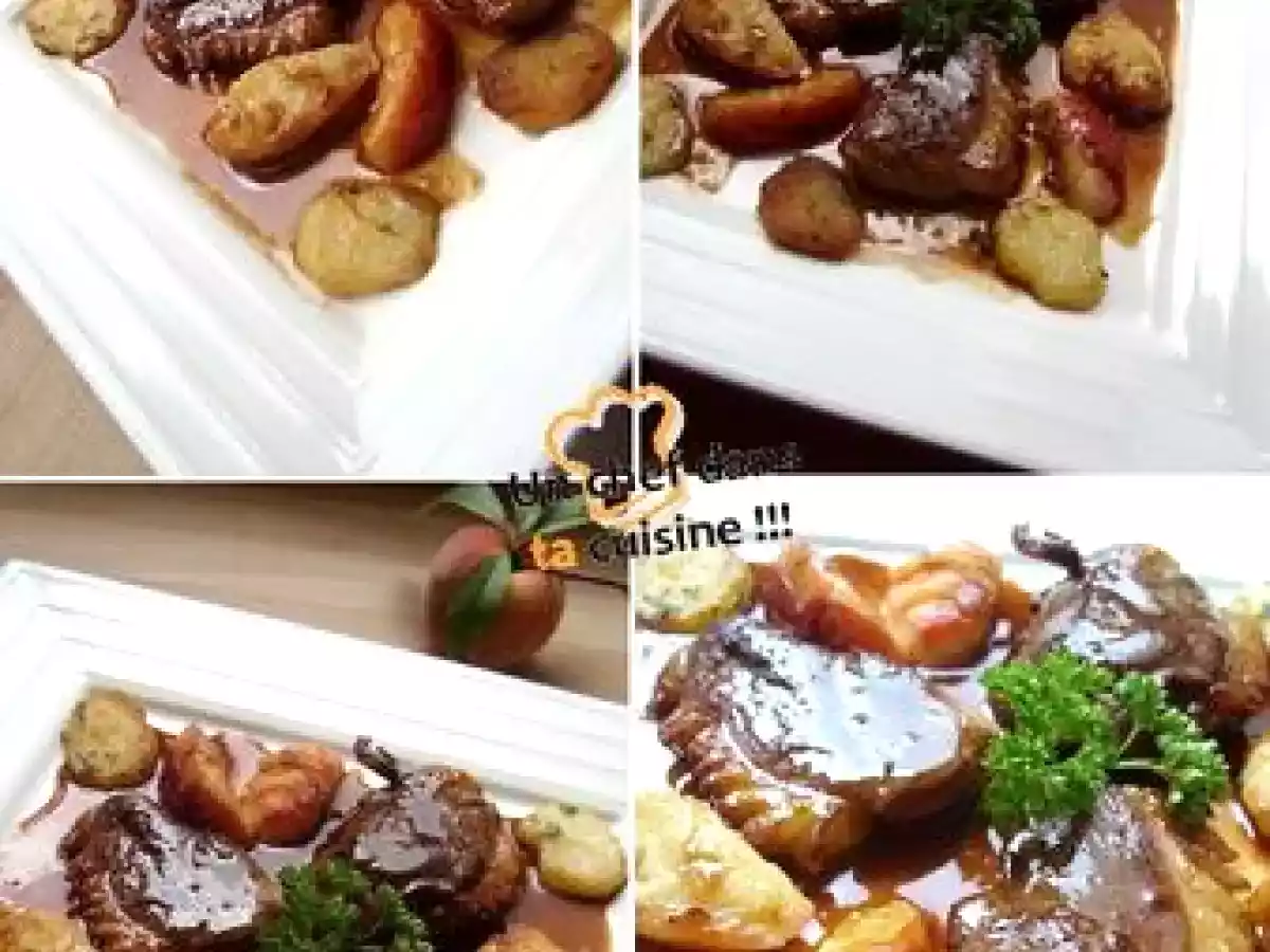 Emincé de Canard aux Pêches