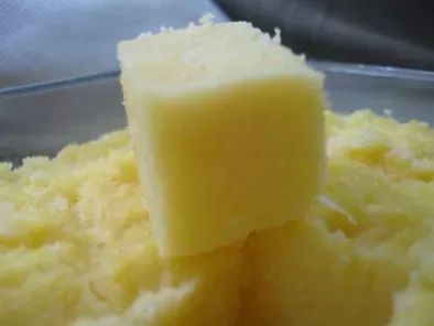 Emincé de dinde en sauce aux petits pois et cubes de Polenta au fromage - photo 3