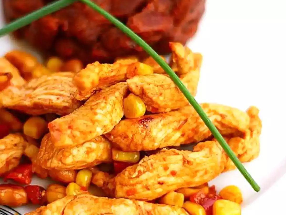 Émincé de dinde épicé