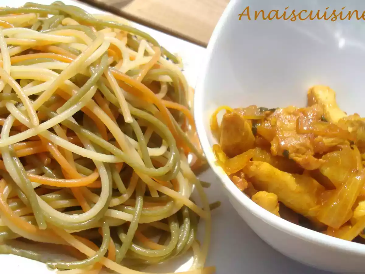 Emincé de poulet au basilic