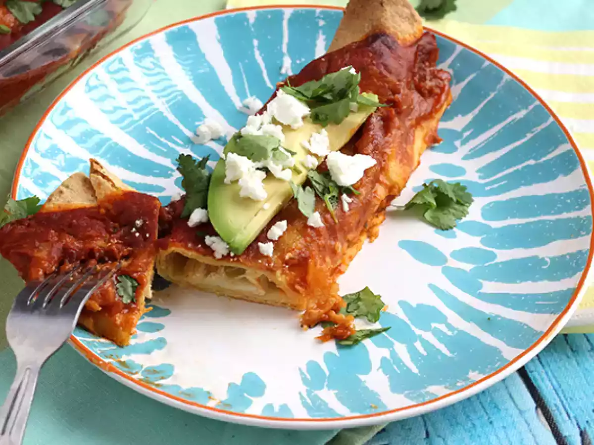 Enchiladas au poulet et sauce tomate piquante - photo 4