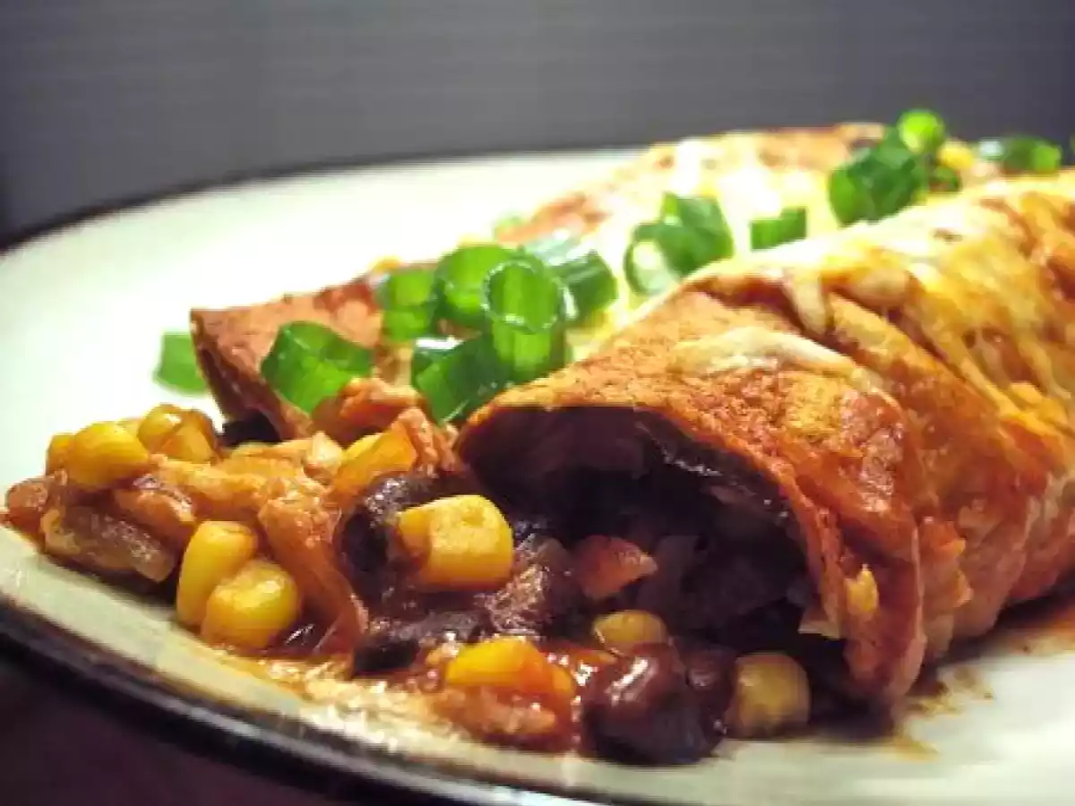 Enchiladas aux haricots noirs SANS GLUTEN