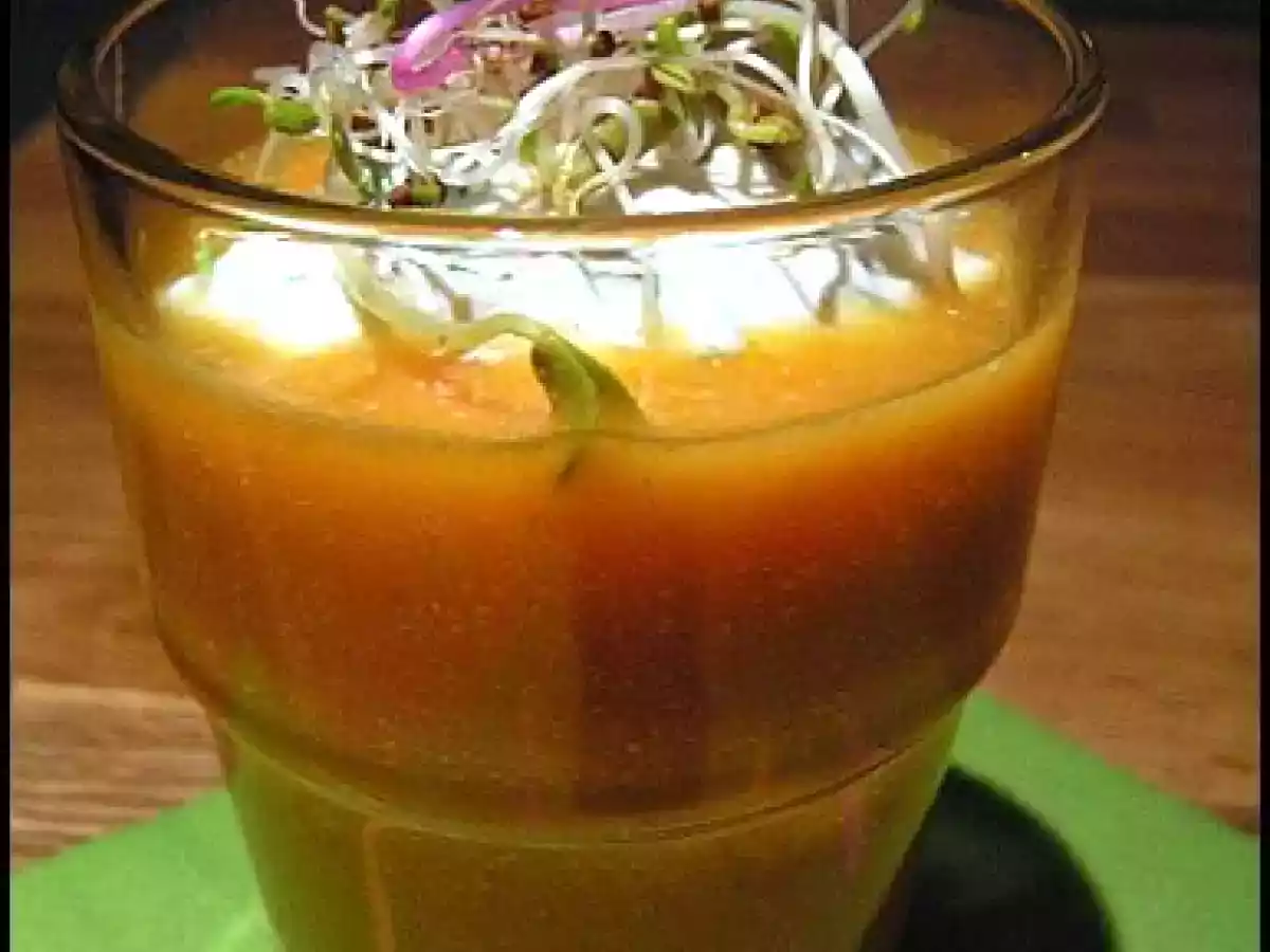 ENCORE UNE PETITE SOUPE... Plutôt une CREME à la CAROTTE et à la RICOTTA