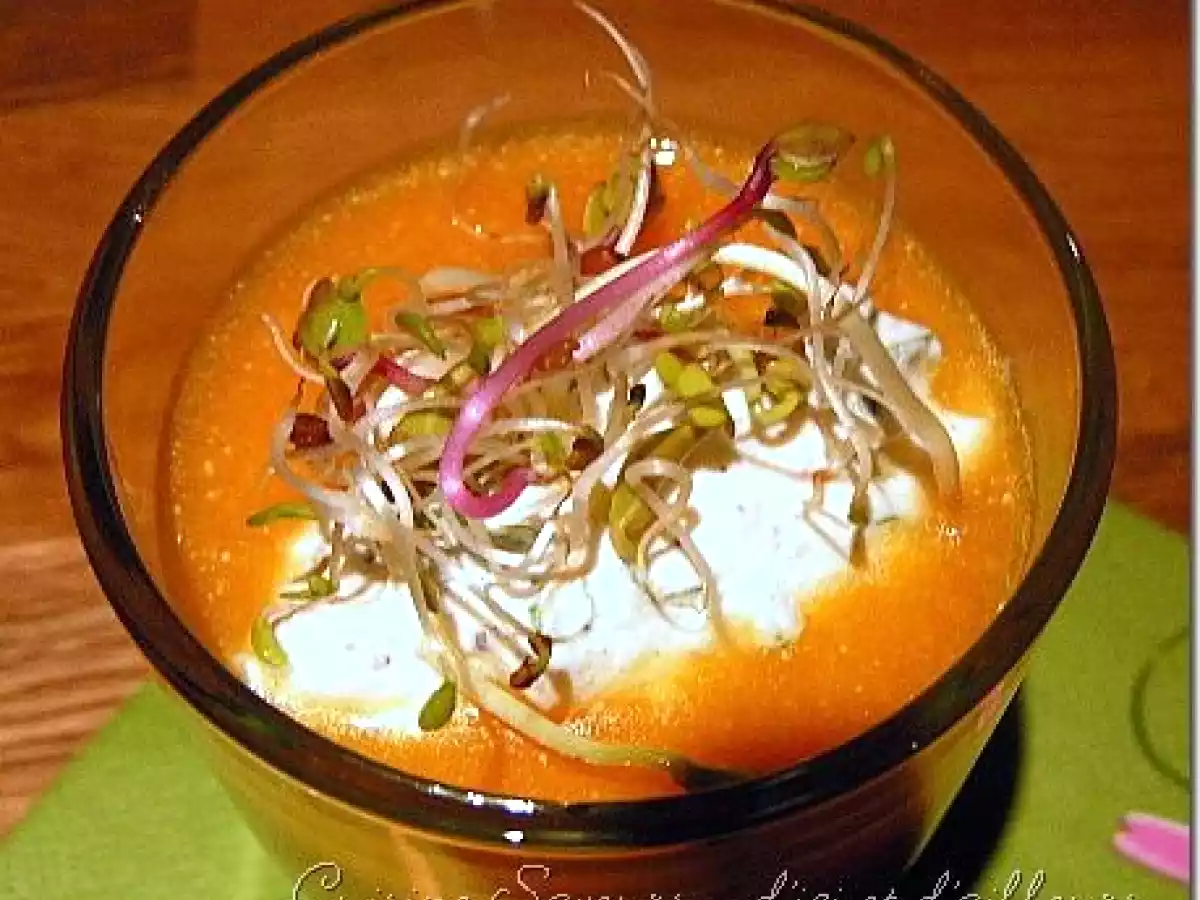 ENCORE UNE PETITE SOUPE... Plutôt une CREME à la CAROTTE et à la RICOTTA - photo 2