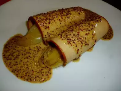 Endive au Jambon Végétal Fumé & sa Sauce Moutarde à l'Ancienne