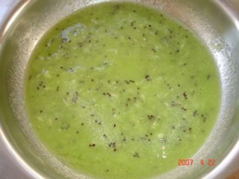 Endives à la sauce aux kiwis, asperges, et haricots, photo 2