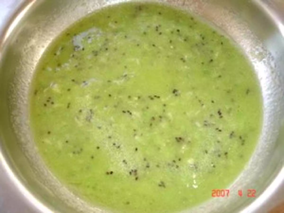 Endives à la sauce aux kiwis, asperges, et haricots - photo 2