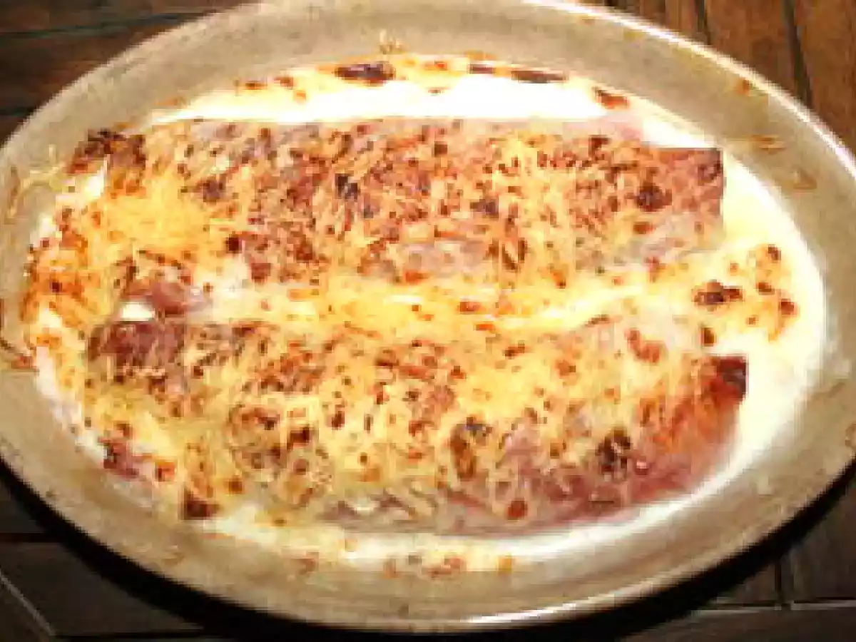 Endives (chicons) braisées au jambon