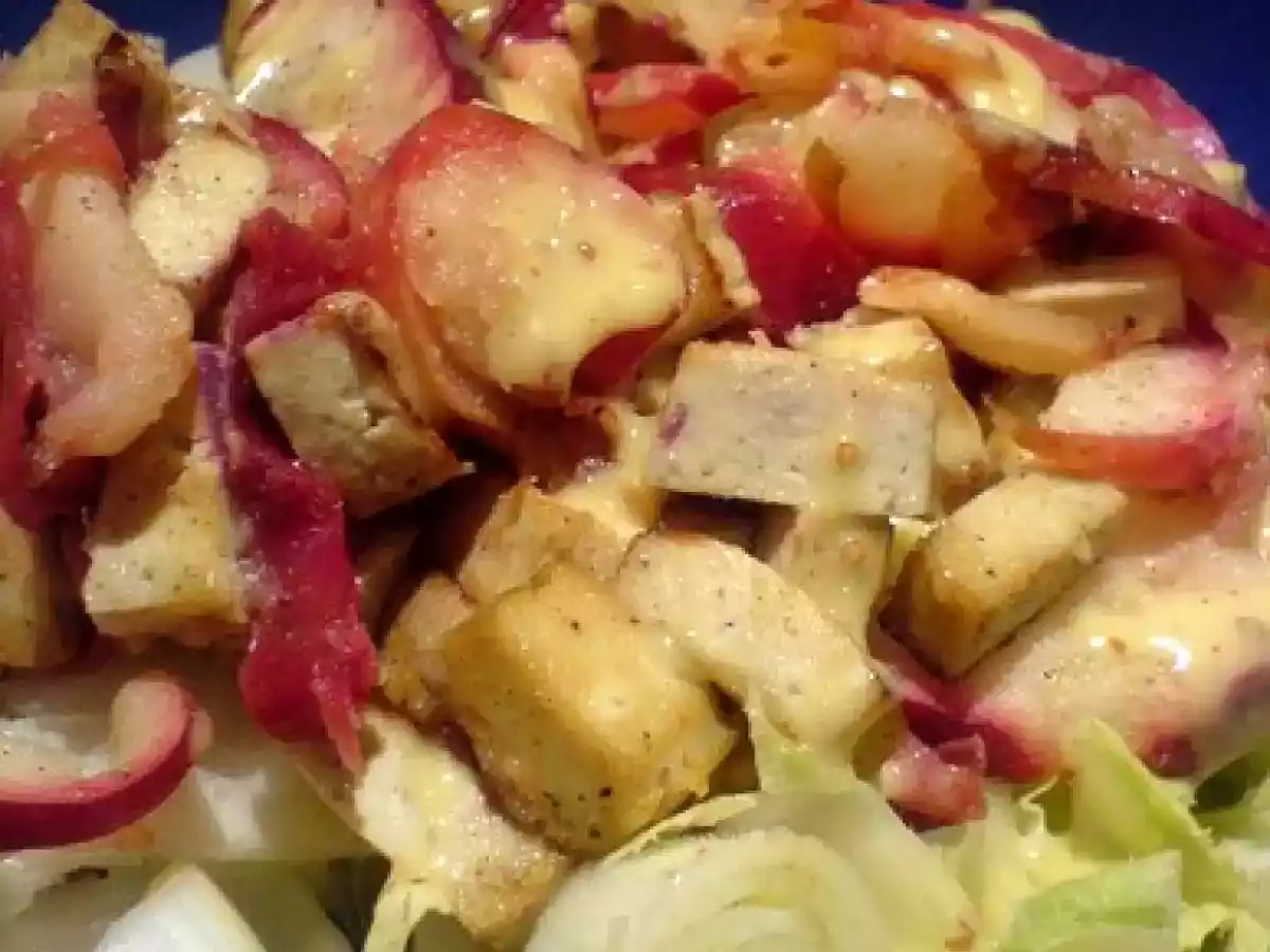 Endives Croquantes et Sa Poëlée de Tofu Fumé aux Pommes... - photo 3