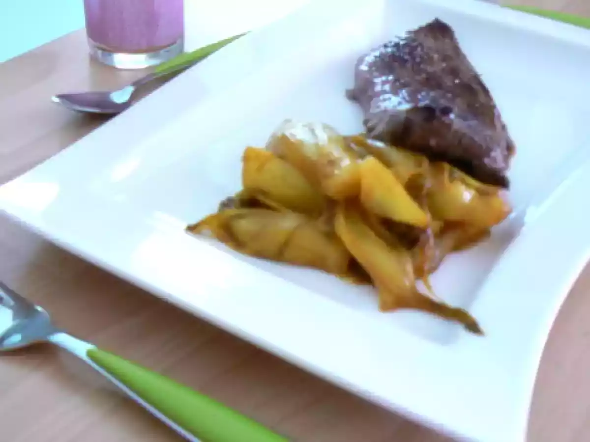 Endives sucrées-salées aux épices douces