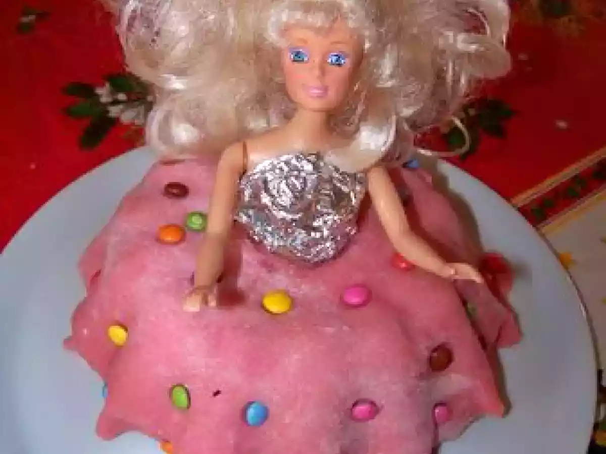 Enfin je suis de retour !!!et un gâteau barbie pour les 6 ans de ma fille!!!!